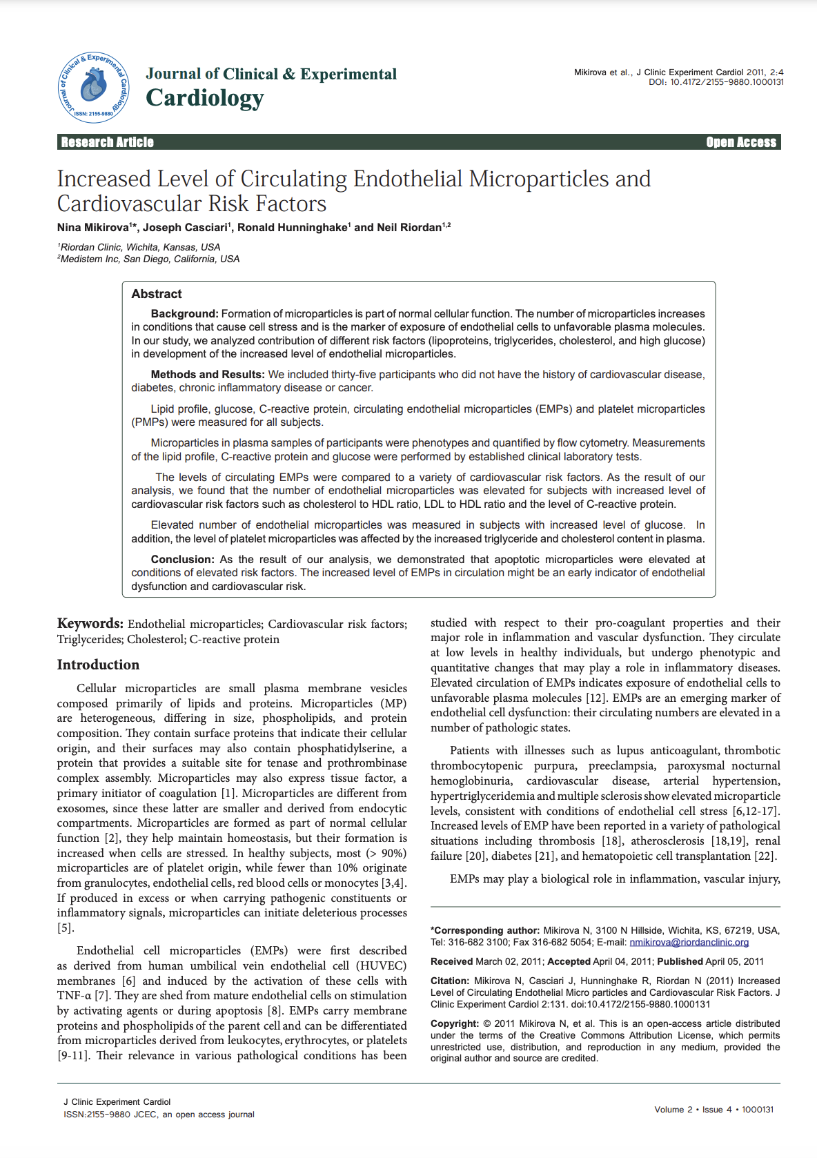 Increased-Level-of-Circulating-Endothelial-Microparticles