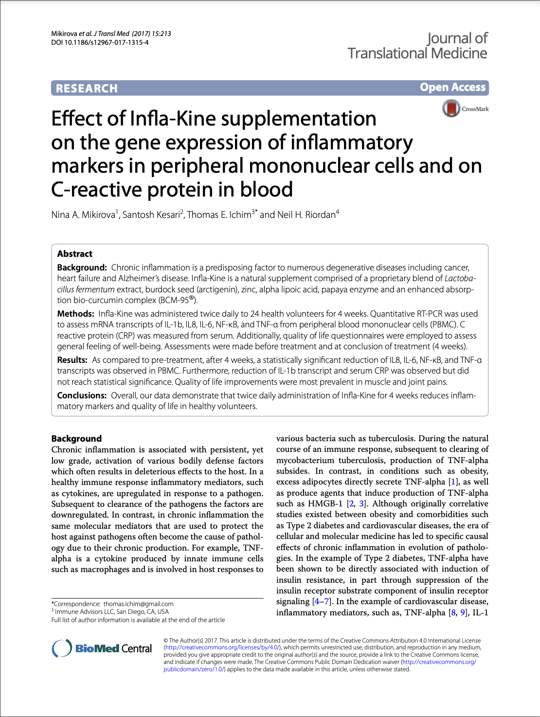 Effect-of-infla-kine-supplementation